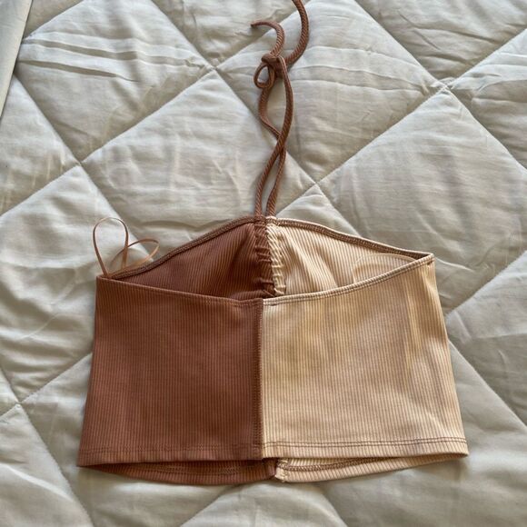 NWOT naked wardrobe two tone tube top size medium - Picture 2 of 5